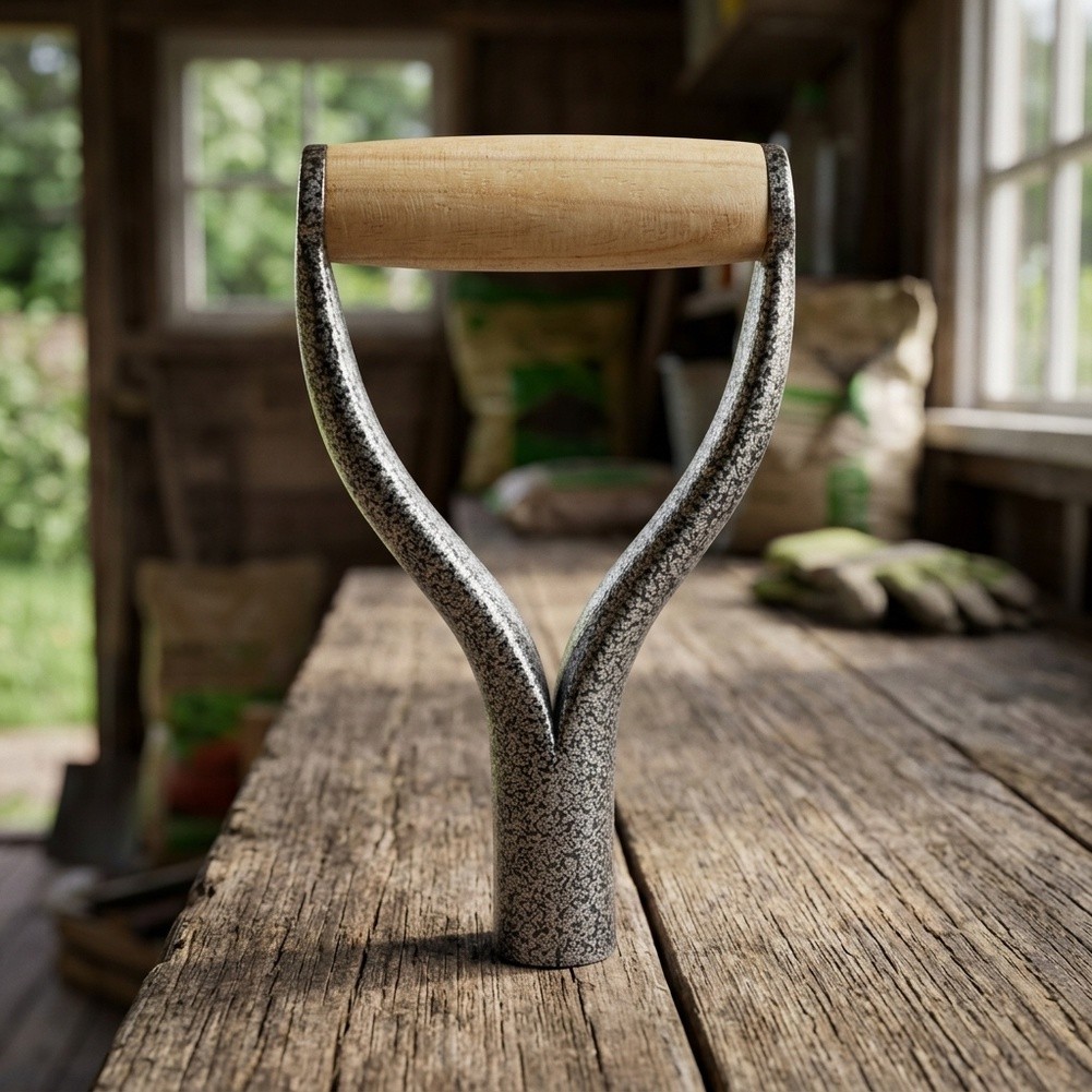 1PCS Silver Y-Grip Shovel Hand - Spade Digging Fork review and price
