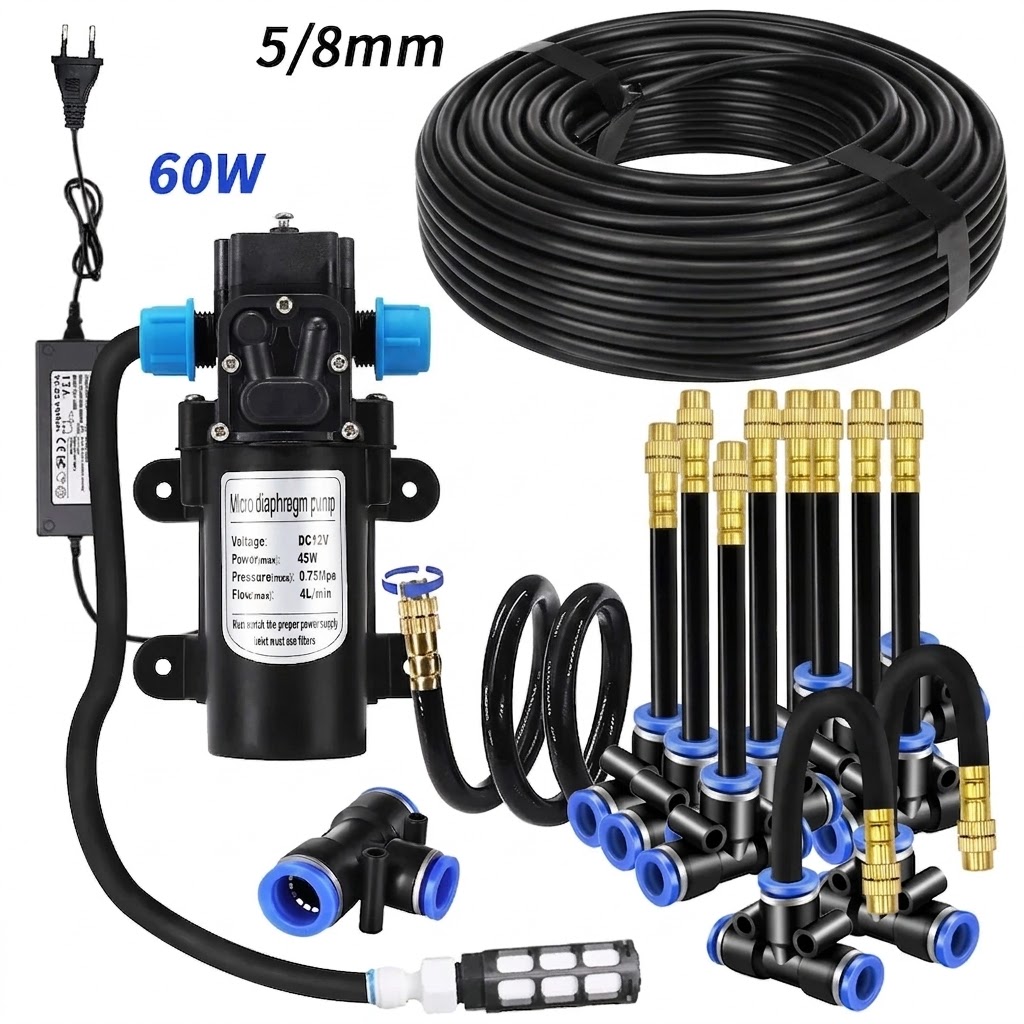 5/8mm PE Hose Sprayer Kit 60W  - Automatic Plant Waterer review and price